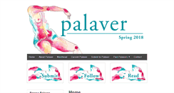 Desktop Screenshot of palaverjournal.com